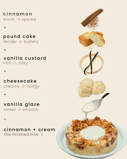 cinnamon + cream